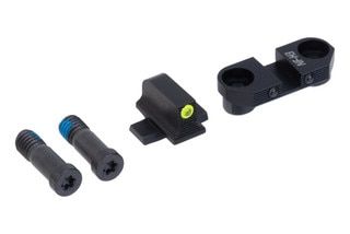 This Sig Sauer P320 night sight set is designed to mount directly to the deck of compatible optics.
